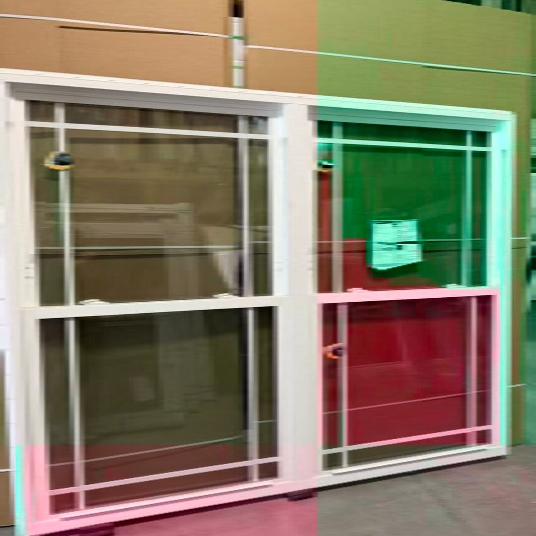 Twin Single Hung Vinyl YKK Window